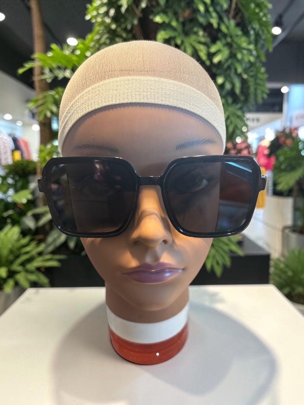 Fashion Nova Black Oversized Square Sunglasses